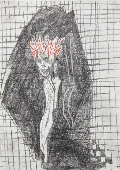 &quot;Untitled&quot;, 2014 Graphite, colored pencil on paper