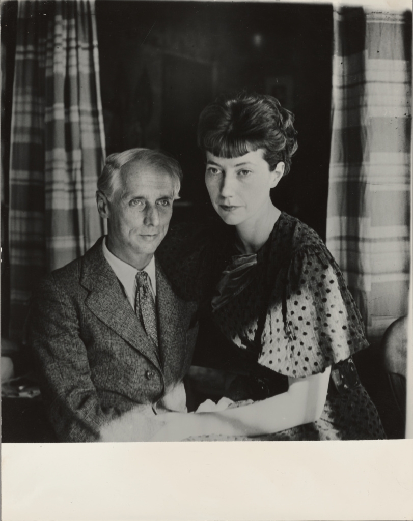 Max Ernst with Marie-Berth Aurenche, Paris 1936
Photo &copy; Josef Breitenbach