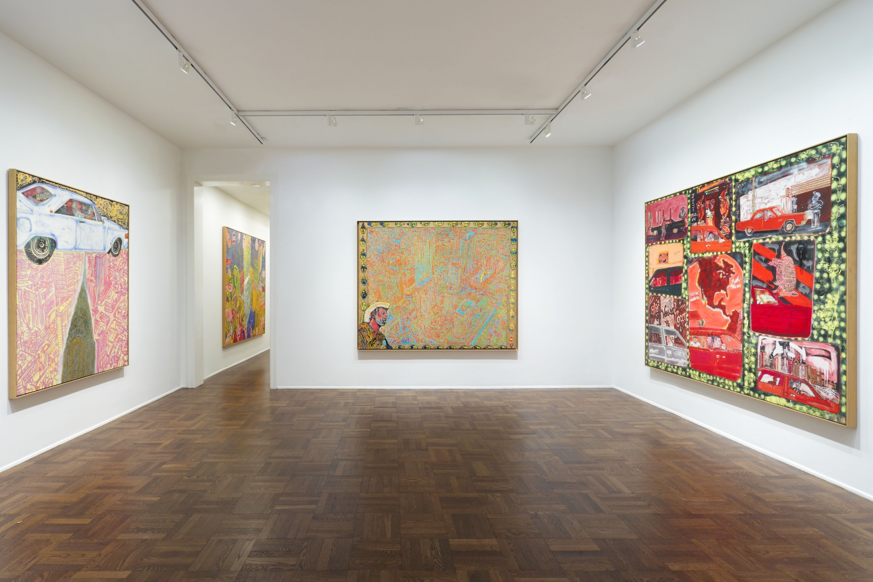 PETER DOIG Early Works 6 November 2013 through 3 January 2014 UPPER EAST SIDE, NEW YORK, Installation View 1