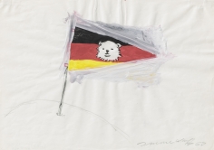 &quot;Untitled (Eisb&auml;rfahne) MW 2 ([Polar Bear Flag] MW 2)&quot;, 1968