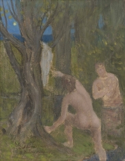 PIERRE PUVIS DE CHAVANNES, “Baigneurs dans un sous-bois (Bathers under Trees)”, ca. 1890-91, ca. 1890-91