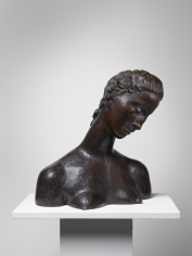 WILHELM LEHMBRUCK, 'Geneigter Frauenkopf (Büste der Knienden)', 1912-14