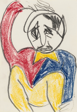 &quot;Untitled&quot;, 1985 Crayon, colored pencil on paper