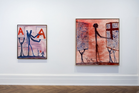 A.R. PENCK, Early Works, London, 2015, Installation Image 2