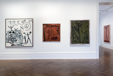 A.R. PENCK, Early Works, London, 2015, Installation Image 8