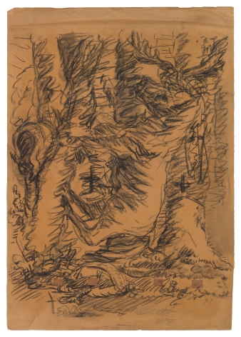 &ldquo;Untitled&rdquo;, 1967 Charcoal on paper