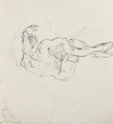 &quot;Reclining Male Nude (Arm Raised)&quot;, ca. 1930-1939