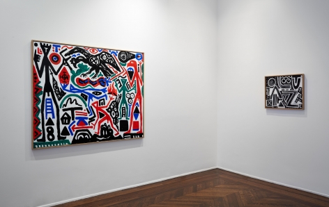 A.R. PENCK, Between Light and Shadow, New York, 2015, Installation Image 7