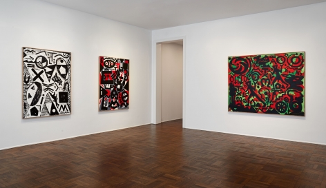 A.R. PENCK, Between Light and Shadow, New York, 2015, Installation Image 1