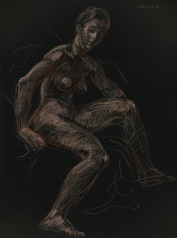 &ldquo;Seated Female Nude&rdquo;, ca. 1969-1970