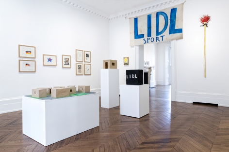 JÖRG IMMENDORFF LIDL Works and Performances from the 60s and Late Paintings after Hogarth 12 May through 2 July 2016 MAYFAIR, LONDON, Installation View 4