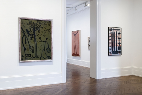 A.R. PENCK, Early Works, London, 2015, Installation Image 3