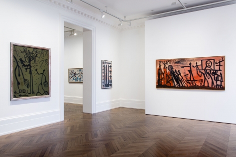 A.R. PENCK, Early Works, London, 2015, Installation Image 4