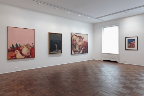 Georg Baselitz, The Early Sixties, New York, 2011, Installation Image 4