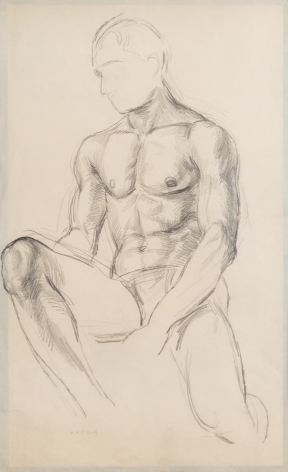 &quot;Untitled Study (Muscle Man)&quot;, ca. 1937