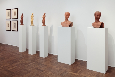 WILHELM LEHMBRUCK, Sculptures and Etchings, New York, 2012, Installation Image 9