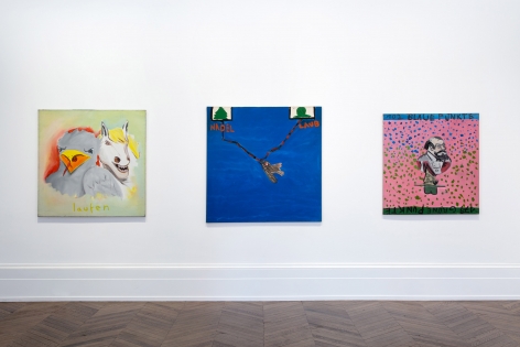 JÖRG IMMENDORFF LIDL Works and Performances from the 60s and Late Paintings after Hogarth 12 May through 2 July 2016 MAYFAIR, LONDON, Installation View 8