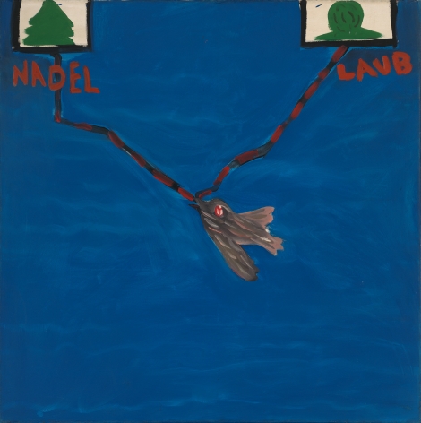 &quot;Needle-Limb&quot;, 1965 Dispersion on canvas