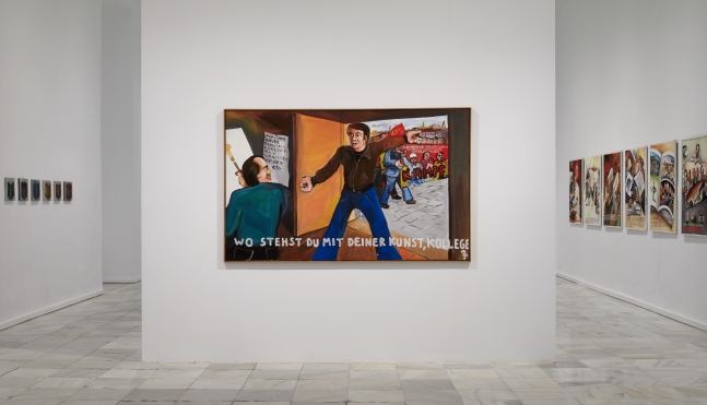 Installation view: &quot;J&ouml;rg Immendorff: The Task of the Painter&quot;, Museo Reina Sofia, Madrid, 2019